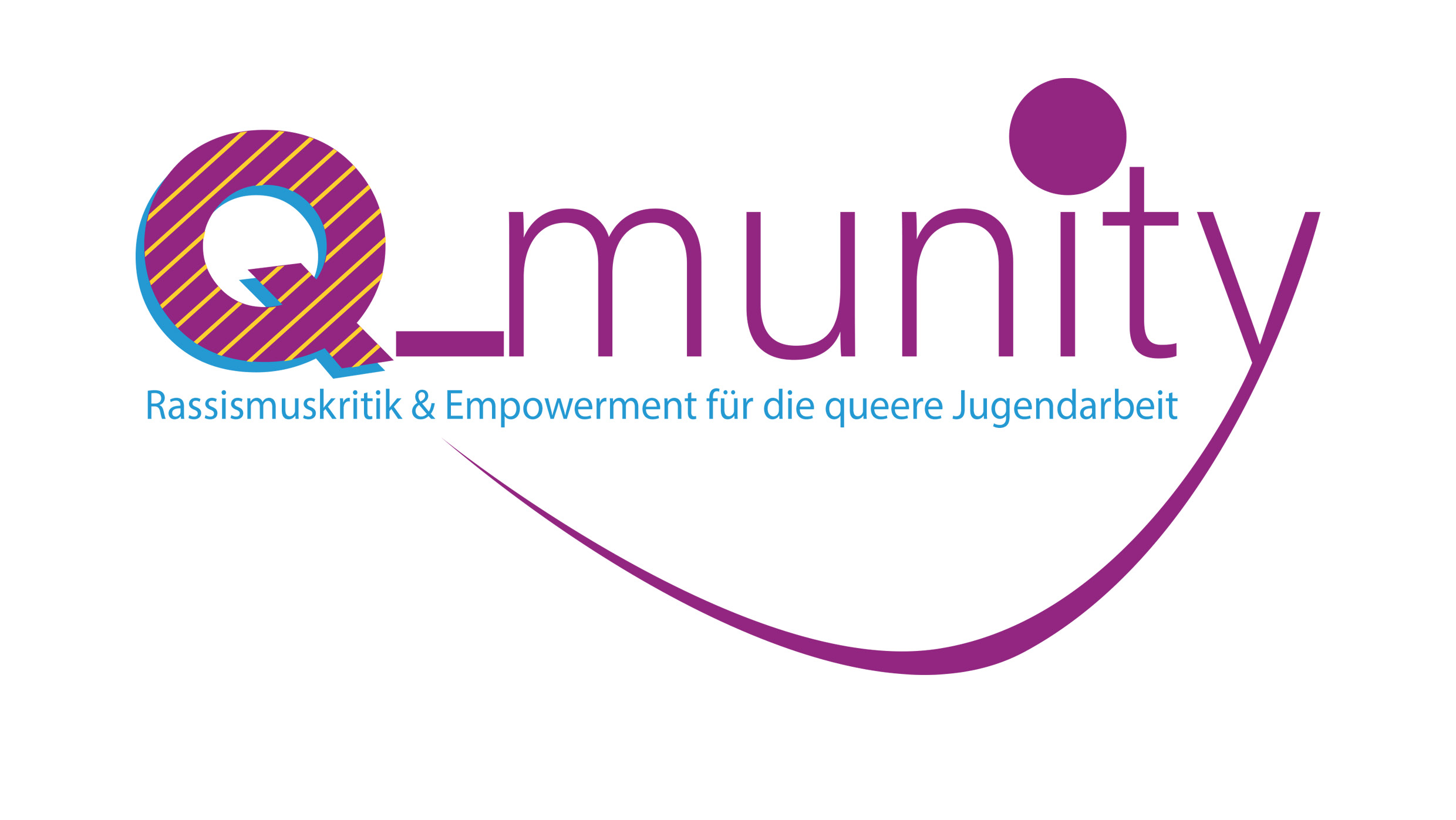 Queeres Netzwerk NRW - Fachverband für Organisationen der LSBTIAQ+ Logo Q_munity