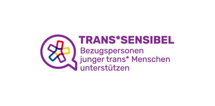 Logo: Trans*Sensibel Bezugspersonen junger trans* Menschen unterstützen