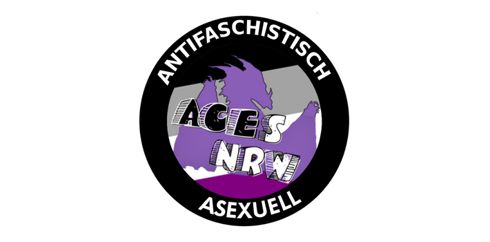 Logo: Aces NRW Antifaschistisch Asexuell